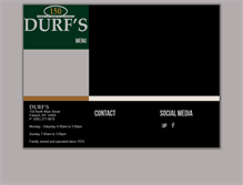 Tablet Screenshot of durfs.com